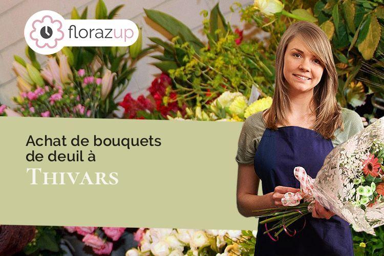 compositions florales pour des funérailles à Thivars (Eure-et-Loir/28630)