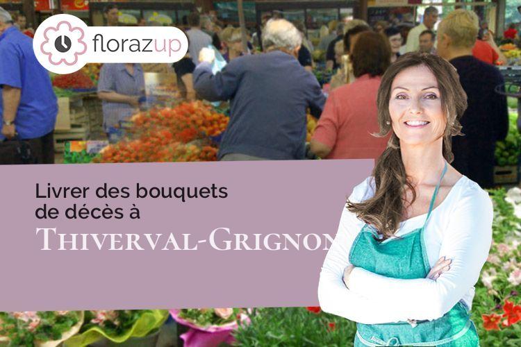 bouquets de fleurs pour une crémation à Thiverval-Grignon (Yvelines/78850)