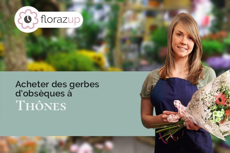 compositions de fleurs pour un décès à Thônes (Haute-Savoie/74230)