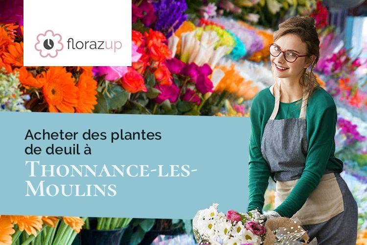 fleurs deuil pour un décès à Thonnance-les-Moulins (Haute-Marne/52230)