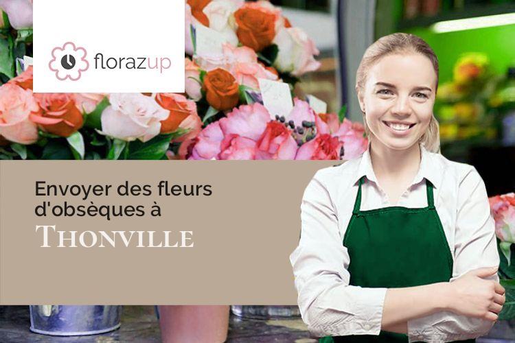 bouquets de fleurs pour des funérailles à Thonville (Moselle/57380)