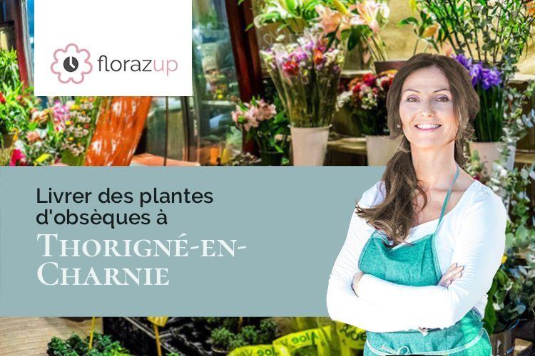 couronnes florales pour un deuil à Thorigné-en-Charnie (Mayenne/53270)