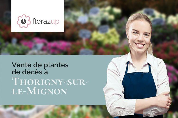 créations florales pour un deuil à Thorigny-sur-le-Mignon (Deux-Sèvres/79360)