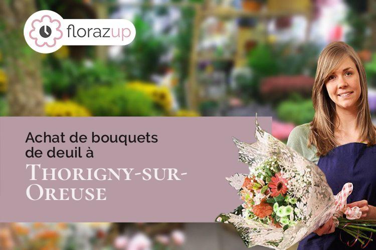 coeur de fleurs pour un enterrement à Thorigny-sur-Oreuse (Yonne/89260)