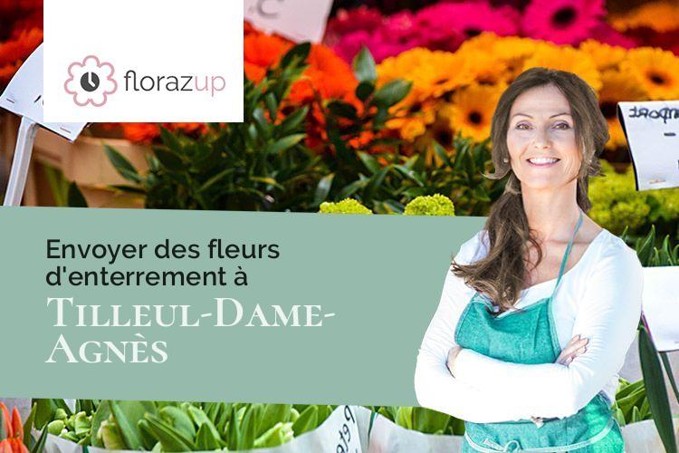 coeurs de fleurs pour un enterrement à Tilleul-Dame-Agnès (Eure/27170)