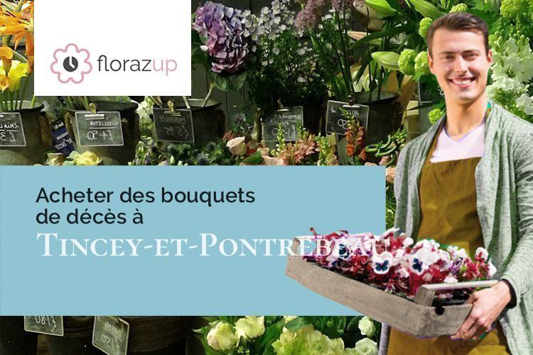 créations de fleurs pour des obsèques à Tincey-et-Pontrebeau (Haute-Saône/70120)
