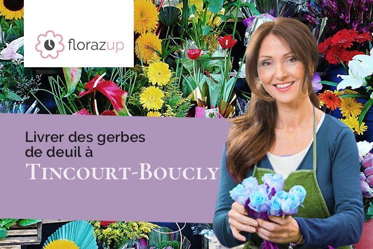 créations florales pour un deuil à Tincourt-Boucly (Somme/80240)