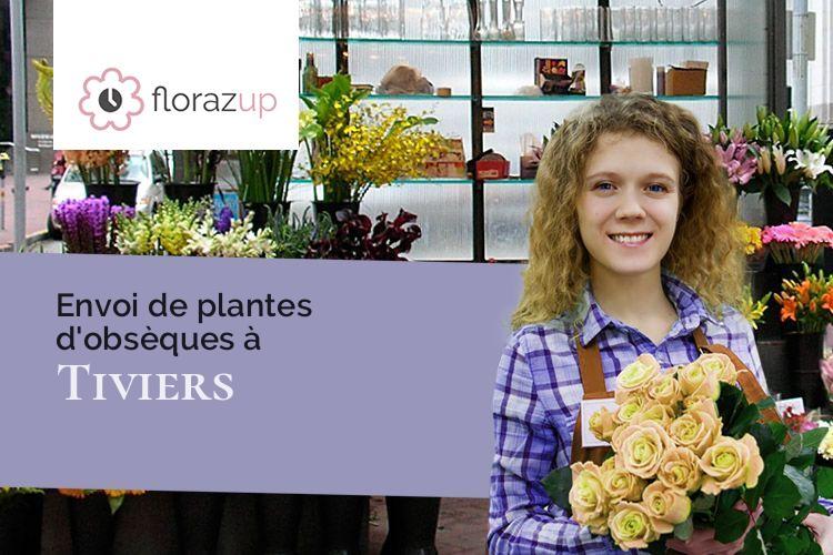 gerbes de fleurs pour une crémation à Tiviers (Cantal/15100)