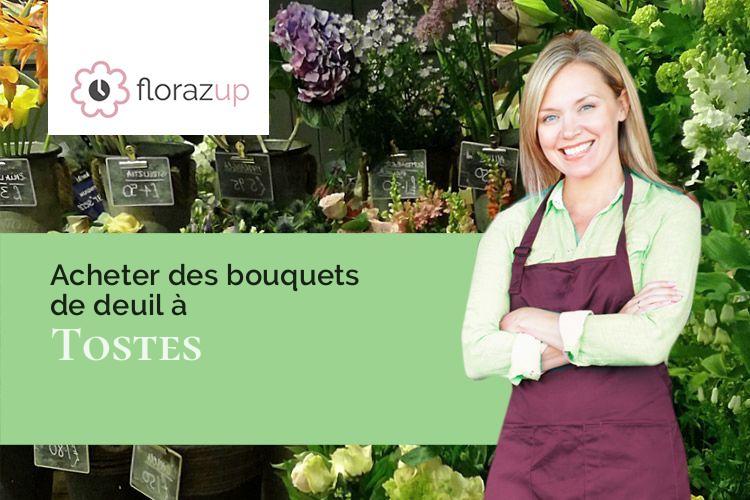 bouquets de fleurs pour des obsèques à Tostes (Eure/27340)