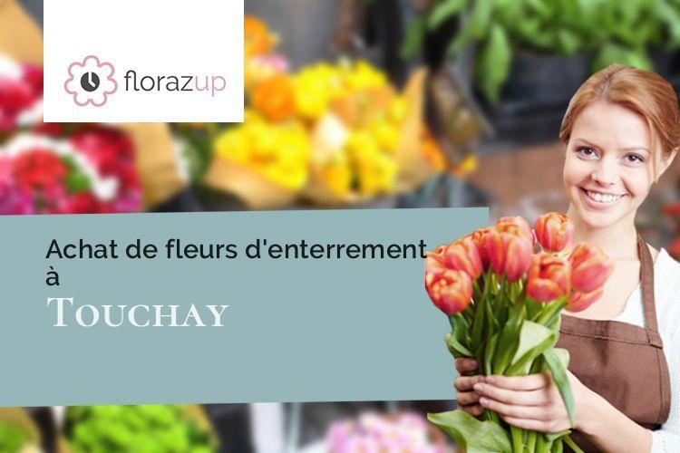 couronnes de fleurs pour une crémation à Touchay (Cher/18160)