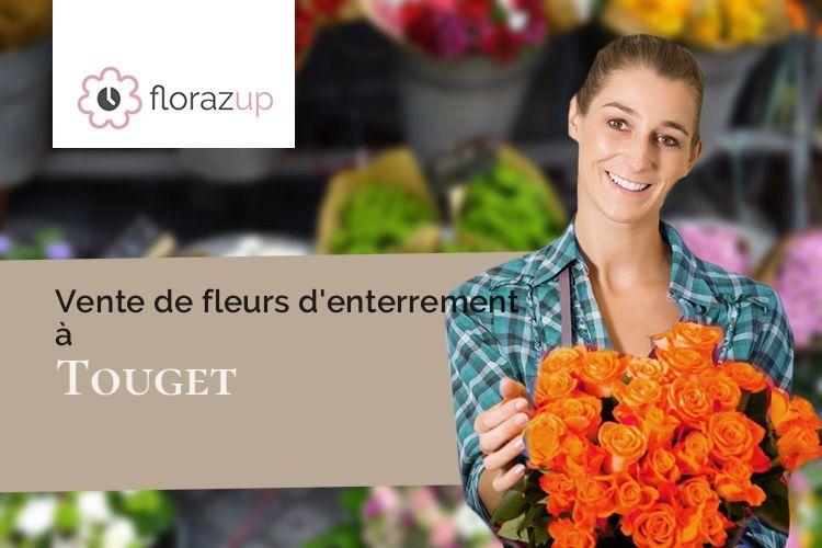 compositions florales pour un décès à Touget (Gers/32430)
