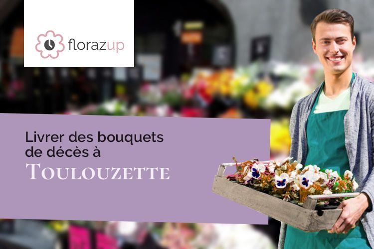 compositions florales pour des obsèques à Toulouzette (Landes/40250)
