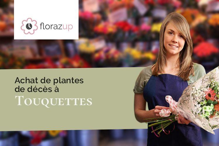 créations de fleurs pour un décès à Touquettes (Orne/61550)