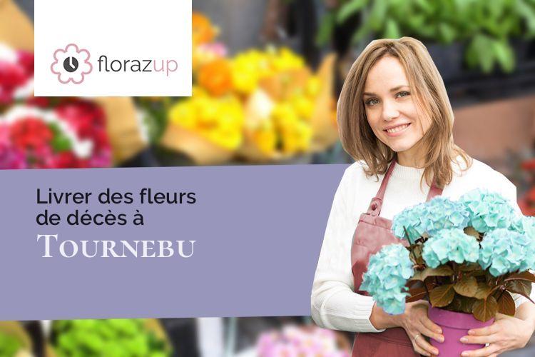 couronnes florales pour des funérailles à Tournebu (Calvados/14220)