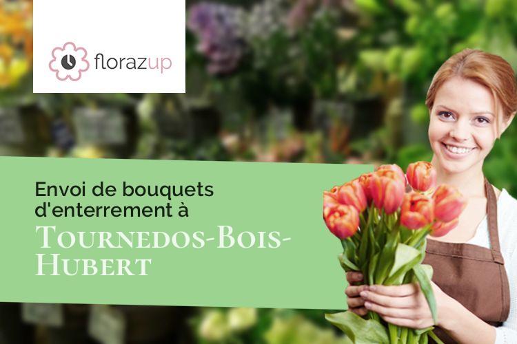 compositions florales pour un enterrement à Tournedos-Bois-Hubert (Eure/27180)