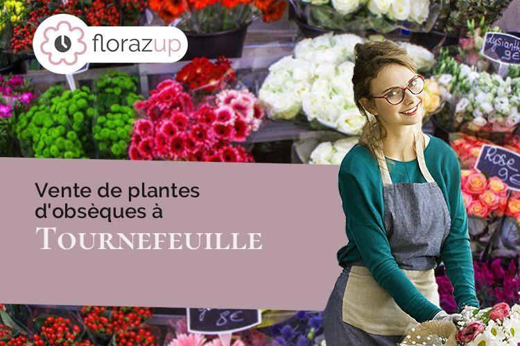 compositions de fleurs pour des funérailles à Tournefeuille (Haute-Garonne/31170)