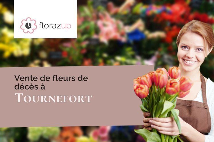 couronnes de fleurs pour des obsèques à Tournefort (Alpes-Maritimes/06710)