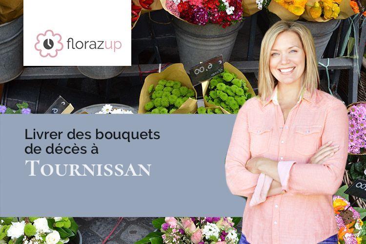 couronnes florales pour un décès à Tournissan (Aude/11220)