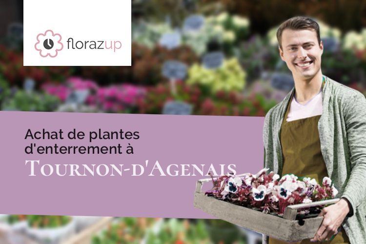 compositions de fleurs pour des obsèques à Tournon-d'Agenais (Lot-et-Garonne/47370)
