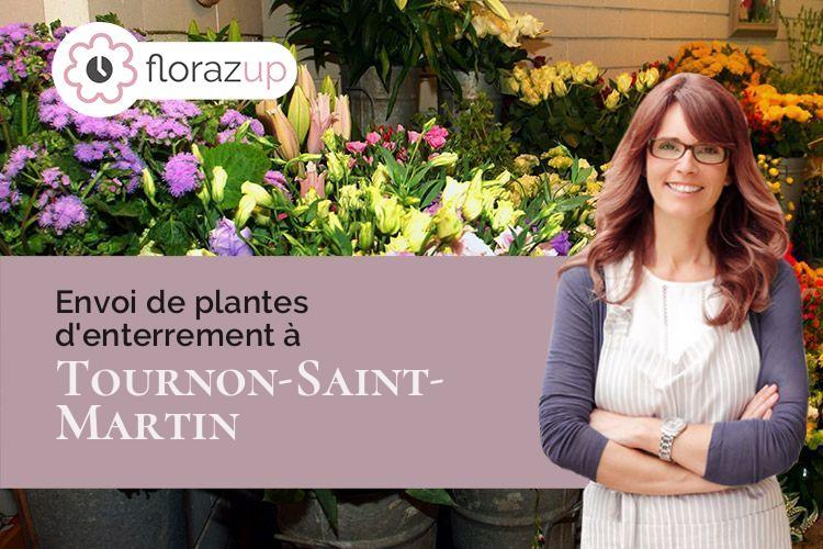 compositions de fleurs pour un enterrement à Tournon-Saint-Martin (Indre/36220)
