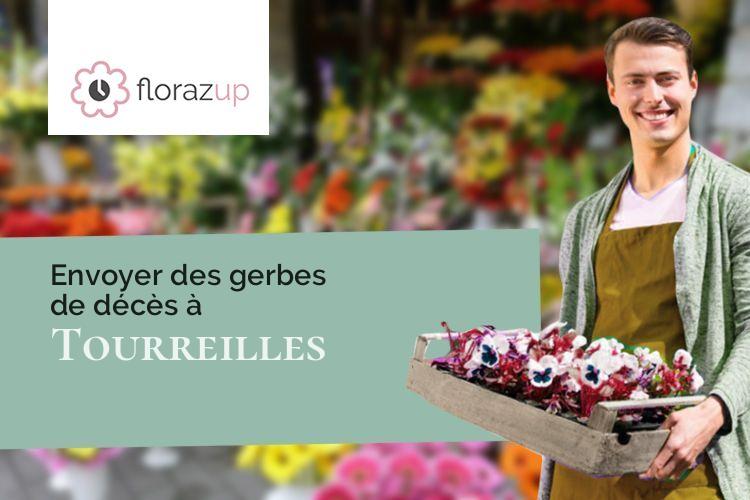 créations florales pour un deuil à Tourreilles (Aude/11300)