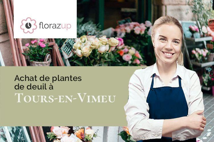 coeurs de fleurs pour un enterrement à Tours-en-Vimeu (Somme/80210)