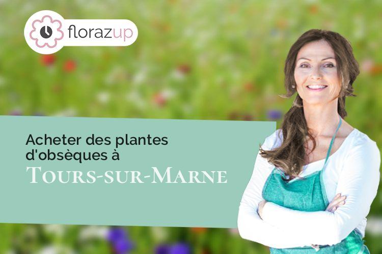 créations de fleurs pour des obsèques à Tours-sur-Marne (Marne/51150)