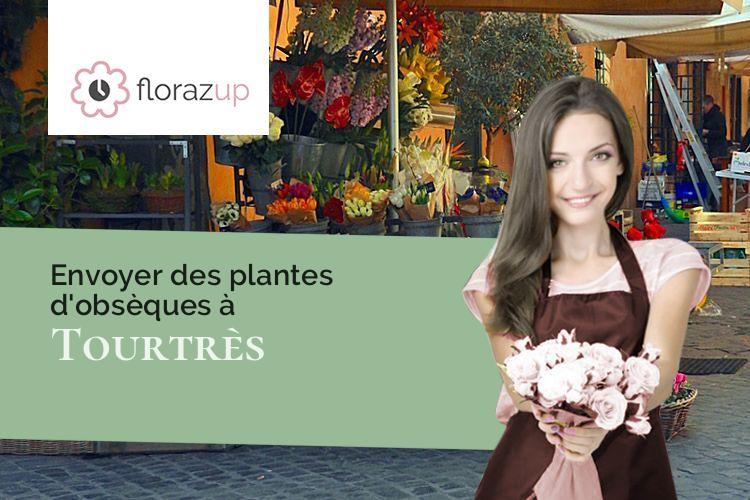 gerbes de fleurs pour des funérailles à Tourtrès (Lot-et-Garonne/47380)