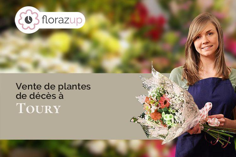 coupes de fleurs pour un décès à Toury (Eure-et-Loir/28310)