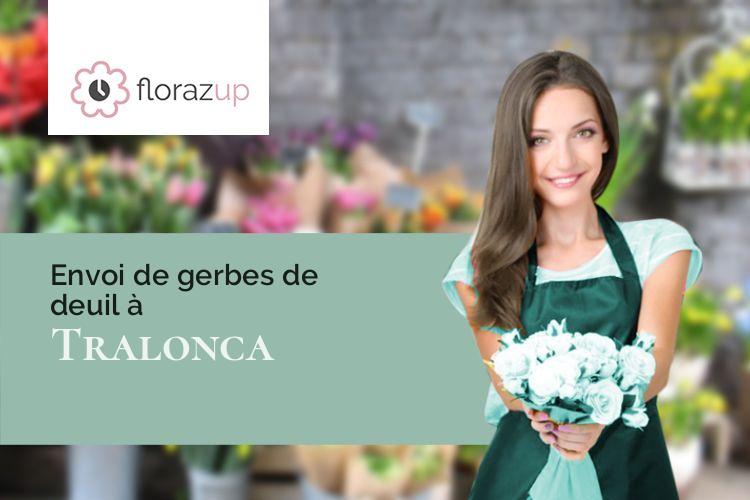couronnes de fleurs pour une crémation à Tralonca (Corse/20250)