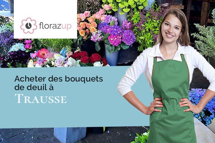 créations de fleurs pour des obsèques à Trausse (Aude/11160)