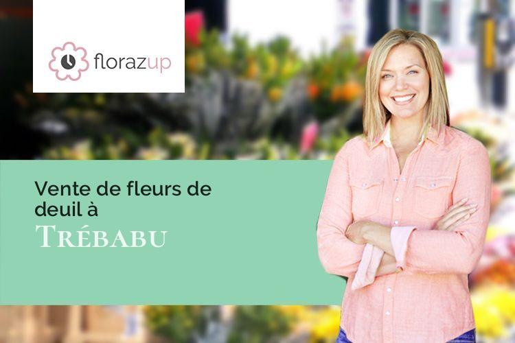 créations de fleurs pour un décès à Trébabu (Finistère/29217)