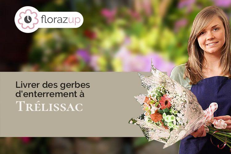 coeur de fleurs pour des funérailles à Trélissac (Dordogne/24750)