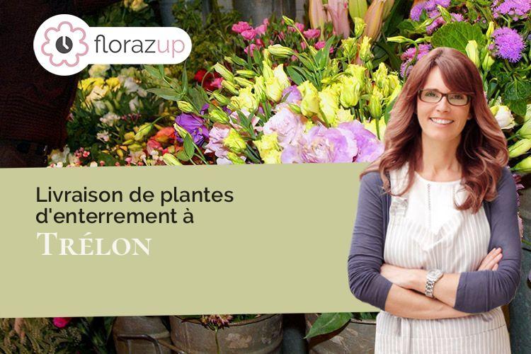 créations florales pour un décès à Trélon (Nord/59132)