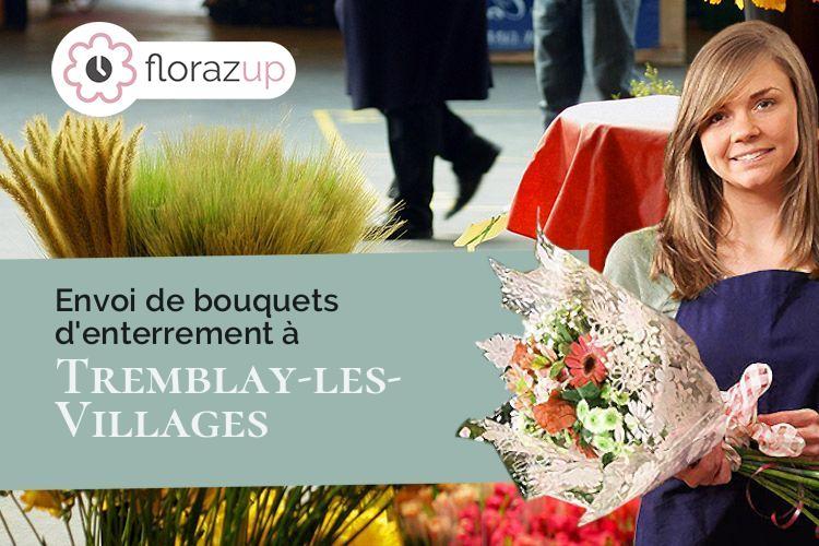 coupes de fleurs pour un enterrement à Tremblay-les-Villages (Eure-et-Loir/28170)