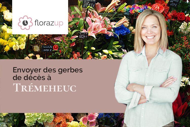 coeurs de fleurs pour une crémation à Trémeheuc (Ille-et-Vilaine/35270)