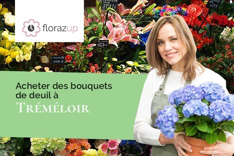 fleurs deuil pour des obsèques à Tréméloir (Côtes-d'Armor/22590)