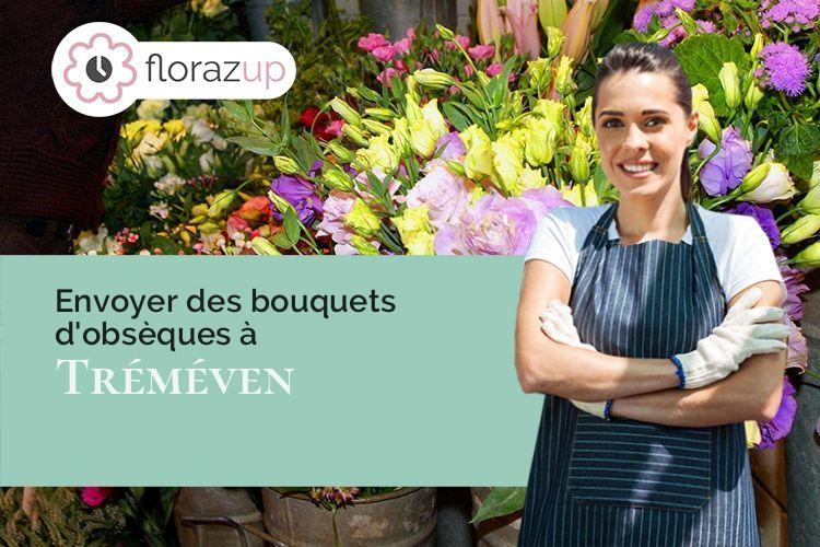 couronnes florales pour une crémation à Tréméven (Finistère/29300)