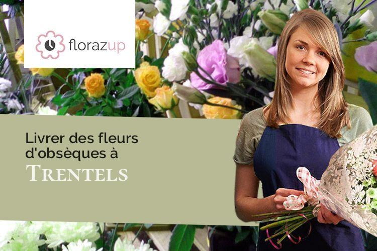 coupes de fleurs pour des obsèques à Trentels (Lot-et-Garonne/47140)