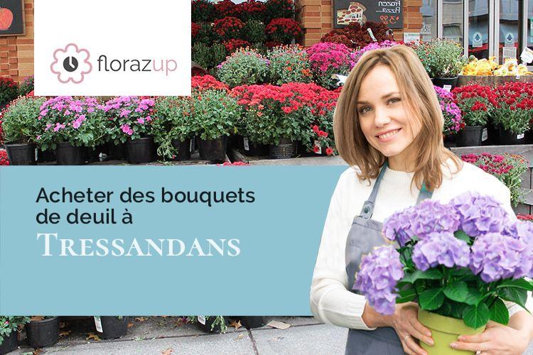 couronnes de fleurs pour un enterrement à Tressandans (Doubs/25680)