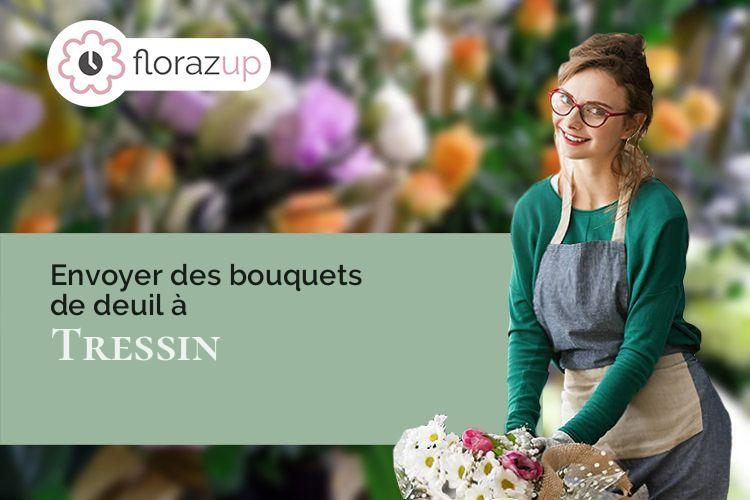 couronnes de fleurs pour un enterrement à Tressin (Nord/59152)