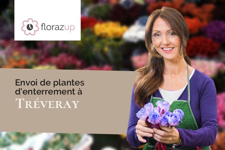 compositions de fleurs pour des funérailles à Tréveray (Meuse/55130)