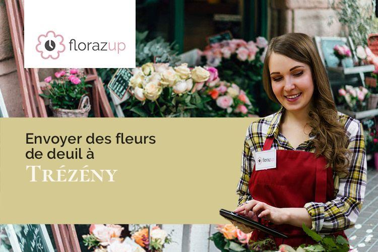 créations florales pour des funérailles à Trézény (Côtes-d'Armor/22450)