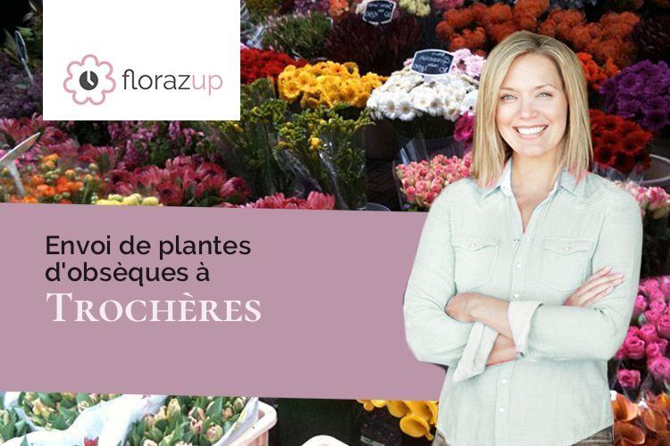 compositions de fleurs pour une crémation à Trochères (Côte-d'Or/21310)