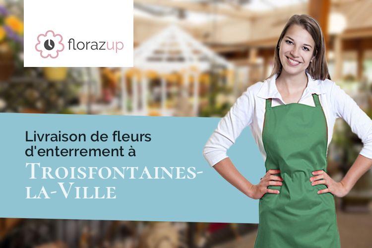 coupes de fleurs pour des obsèques à Troisfontaines-la-Ville (Haute-Marne/52130)