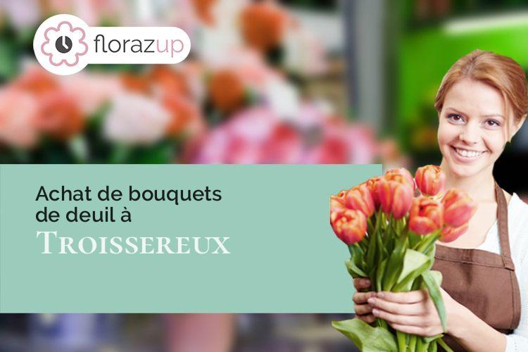 bouquets de fleurs pour un enterrement à Troissereux (Oise/60112)