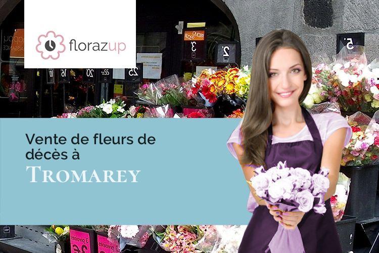 coeurs de fleurs pour des obsèques à Tromarey (Haute-Saône/70150)