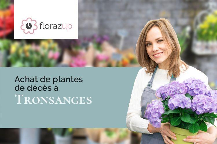 coupes de fleurs pour un décès à Tronsanges (Nièvre/58400)