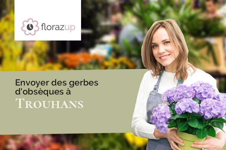 bouquets de fleurs pour un enterrement à Trouhans (Côte-d'Or/21170)