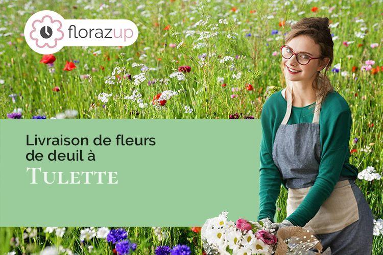compositions florales pour une crémation à Tulette (Drôme/26790)